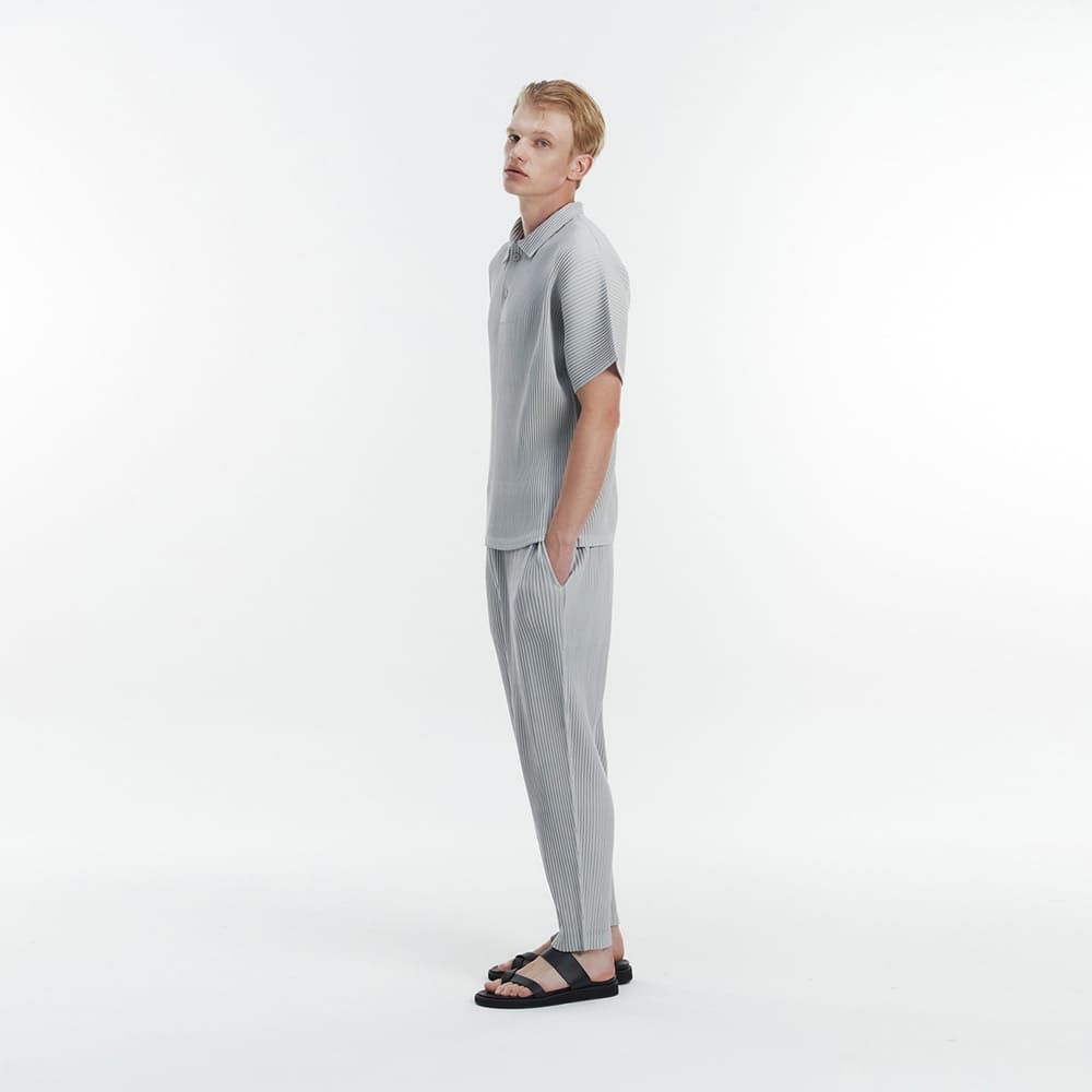 몽플리쎄 남성 플리츠 스트레이트 핏 팬츠 (3colors) 주름옷 주름바지 플리츠바지