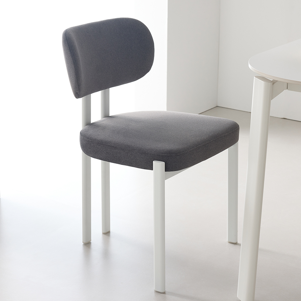 누벨 패브릭 카페 체어 다이닝 편한 식탁 의자