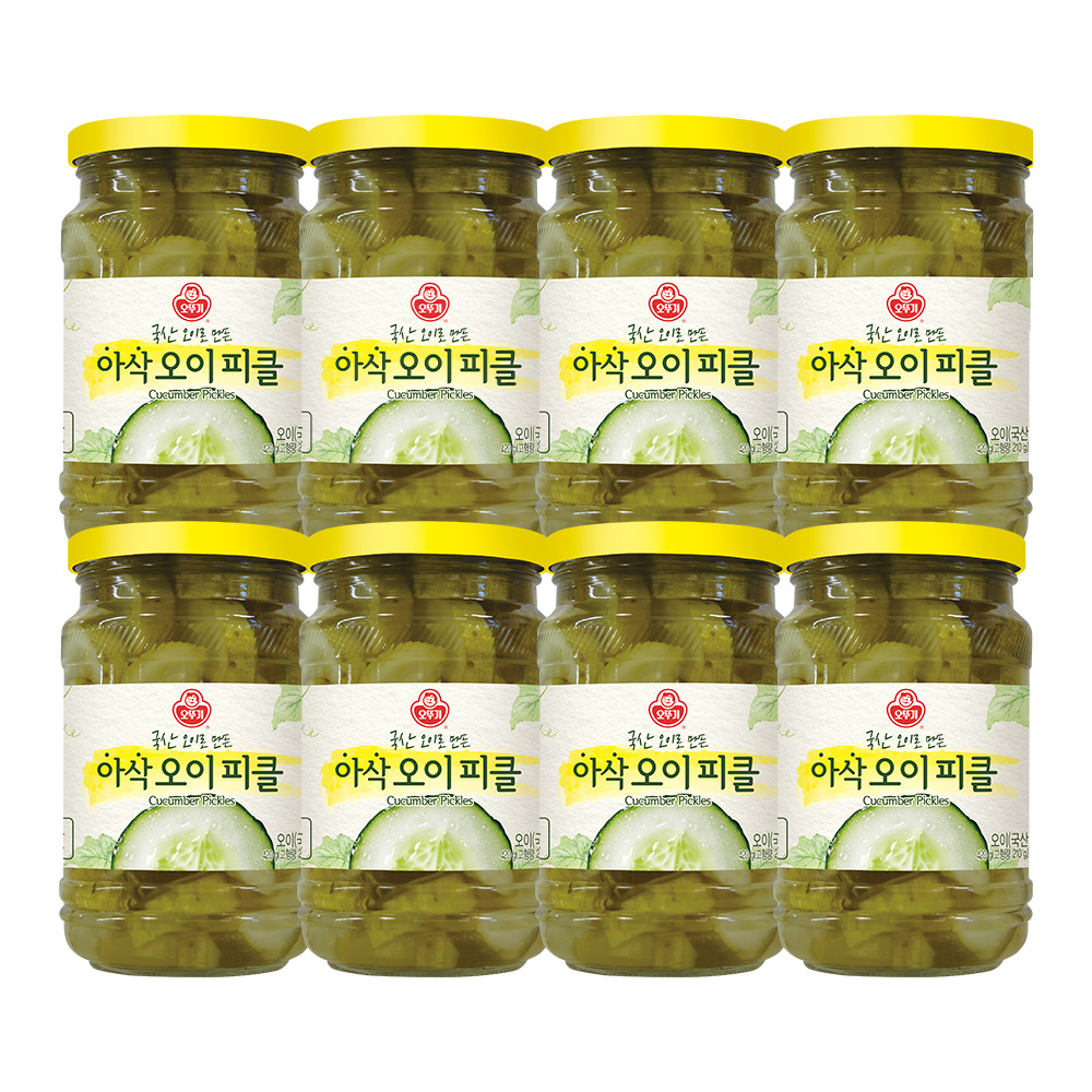 오뚜기 아삭 오이 피클 420g, 8개 - 상품 이미지