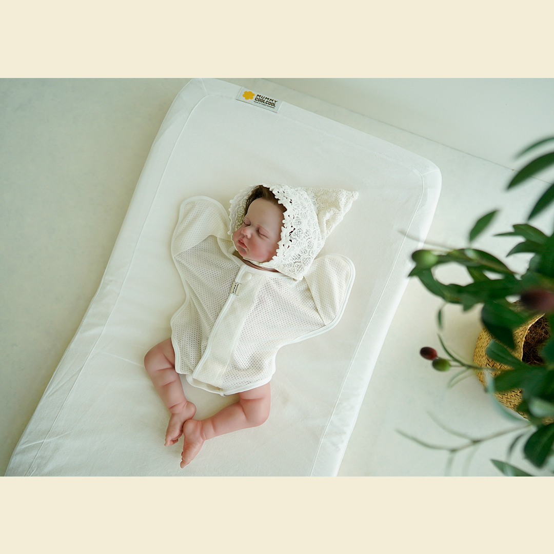 머미쿨쿨 이지 스와들 업다운 무소음 스와들 수트 메쉬 아기신생아 속싸개 나비잠 모로반사 S