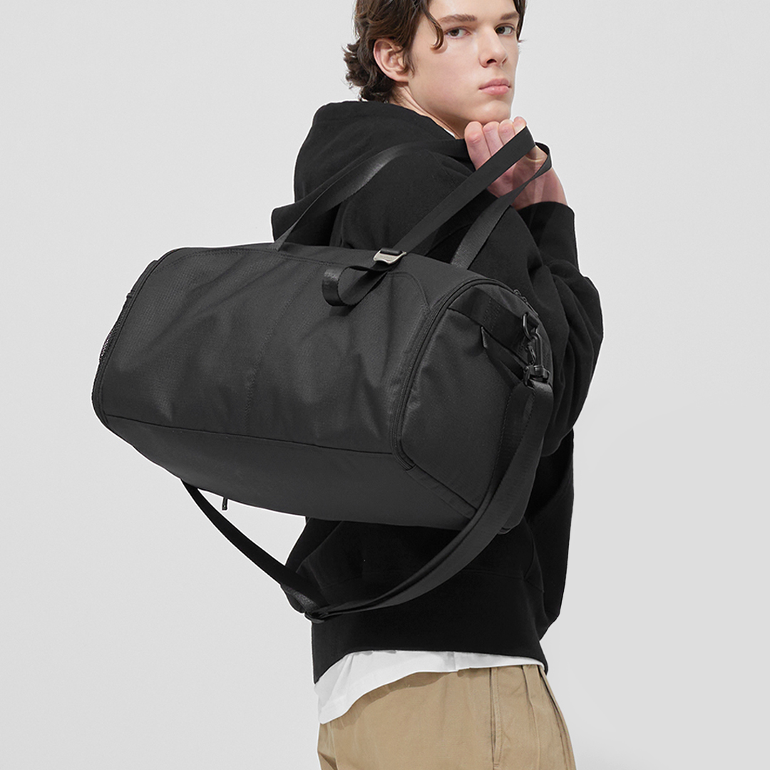 퀄팩 스트레치 트래블백 440 / 수납공간 확장 신발수납 여행가방 보스턴백