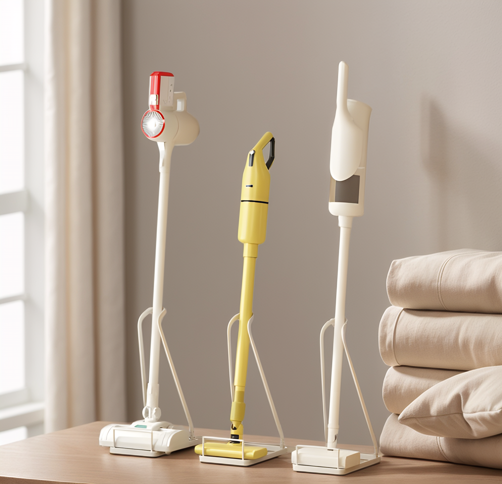 라슈에뜨 다이슨 샤오미 차이슨 디베아 멀티 무선청소기 스탠드 청소기 거치대 화이트 S