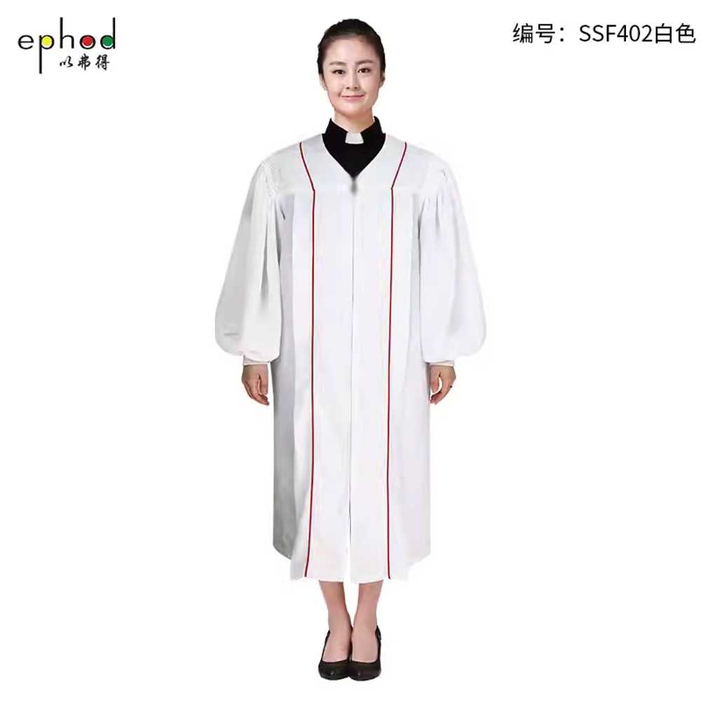 목사가운 지휘복 성가대 단체복 유니폼 졸업 합창단 SSF401 - 상세 이미지 4