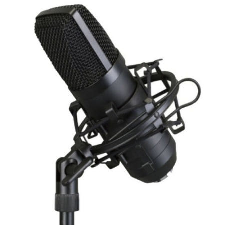 ㈜이더블유디 E&W CM-BLACK 콘덴서마이크 녹음용마이크 가성비 입문용 스튜디오용 방송용 녹음용 EnW 이엔더블유