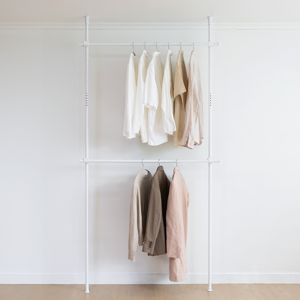 튼튼한 2단 헹거 고정식 시스템 행거