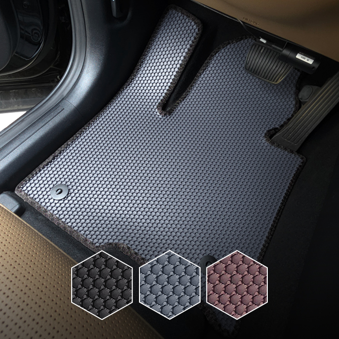 카프트 TPE 벌집 카매트 자동차 바닥 발 전차종 1열