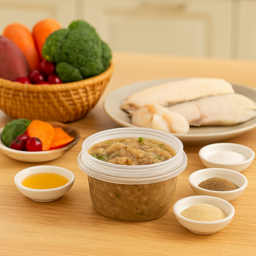 고양이 간식 가자미 동태 맑은냥한끼 수제 간식 퓨레형 고양이 츄르 자연식 저알러지