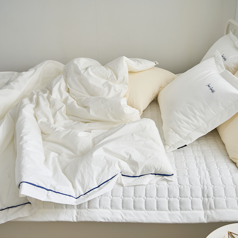 쿠에뜨 호텔이불 하이엔드 고밀도 순면침구 심플 신혼침구