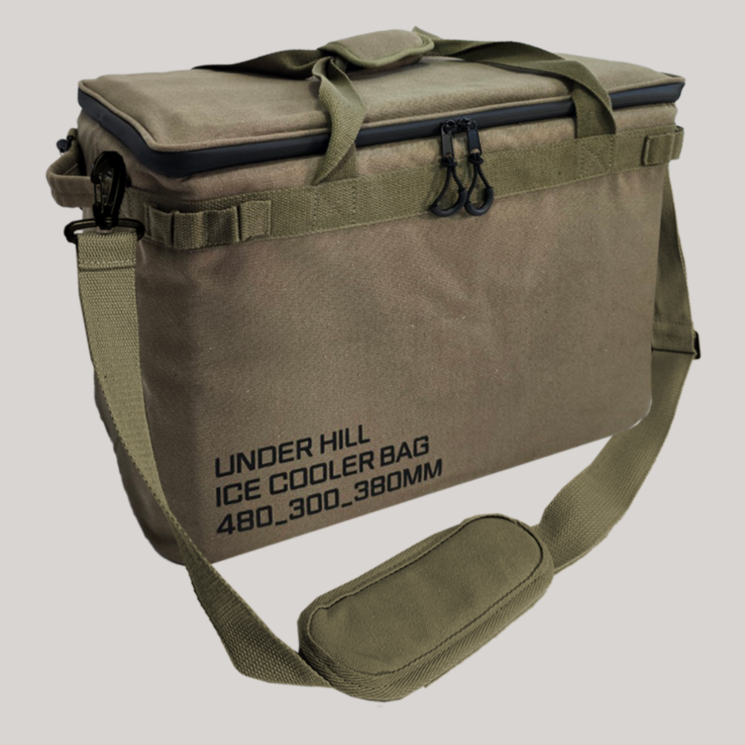 언더힐 보냉백 보냉가방 쿨러백 소프트쿨러 30L, 카키애쉬