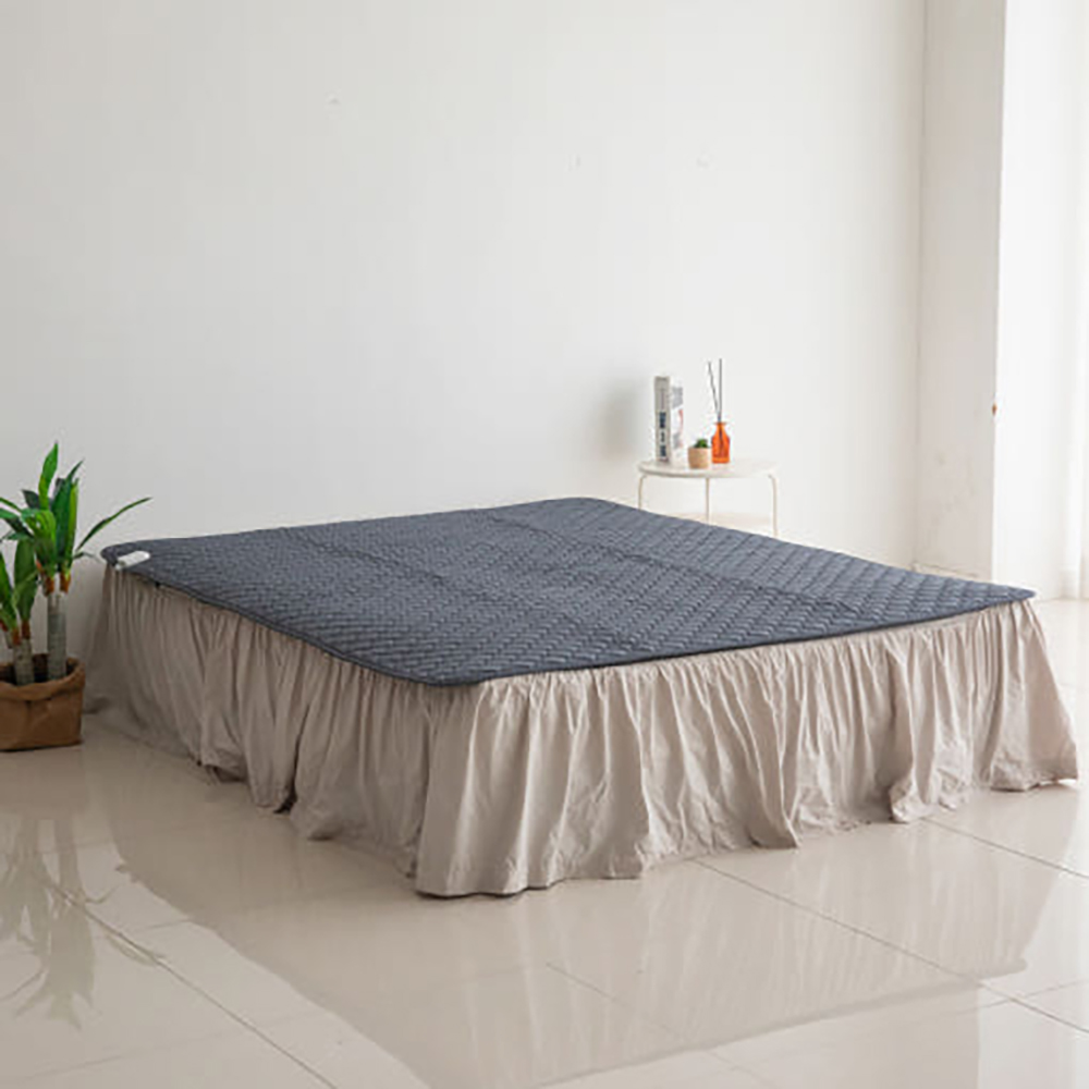 한일의료기 카본 탄소매트 전기 온열매트 워셔블 침대용 전기장판 1인용 싱글 바람개비