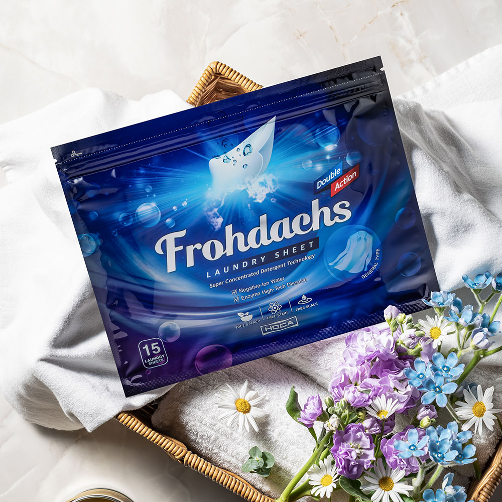 잘녹는 세탁세제 프로닥스 고농축 시트세제 종이세제 150매(30매x5팩)/통돌이 드럼세탁기 공용