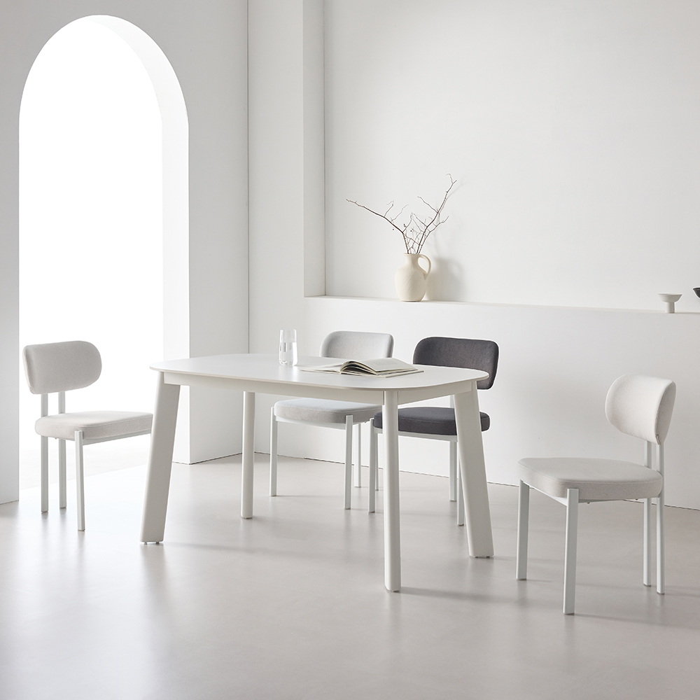 누벨 패브릭 카페 체어 다이닝 편한 식탁 의자