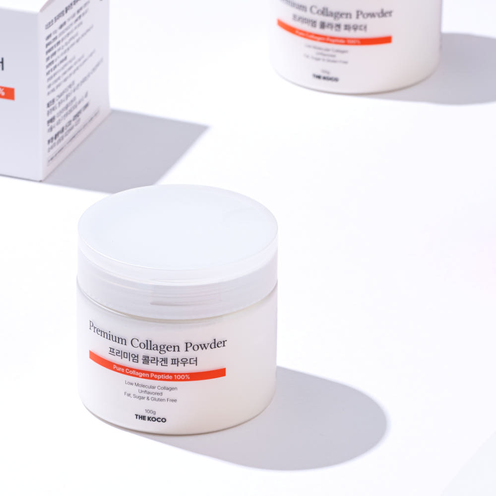 콜라겐 파우더 입자 비교