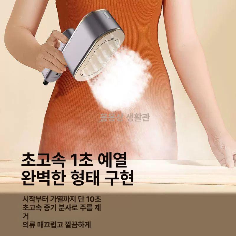 솔비에 여행용다리미 스팀 휴대용 여행용 스팀다리미 화이트 220V 유럽형 - 상세 이미지 4