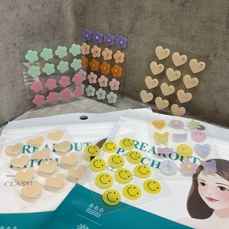 솔비에 별여드름패치 패치 별여드름패치약국 하트 스티커 3장 - 상품 이미지
