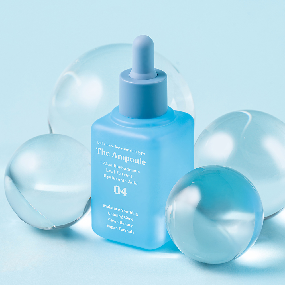 더앰플 비건 알로에베라잎 히알루론산 수분 진정 무자극 세럼 50ml 이미지 4