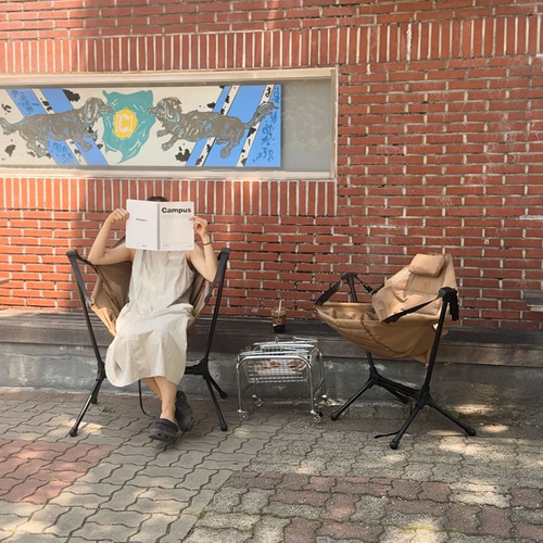 스노우라인 릴렉스 스윙체어 미니 캠핑체어 흔들의자 해먹 행잉 - 상세 이미지 2