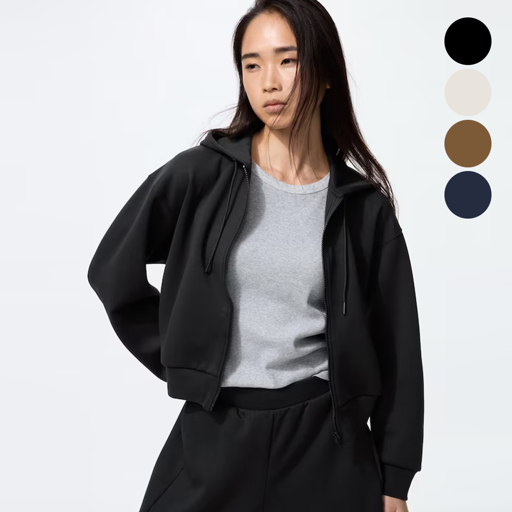 유니클로 후드 집업 드라이 스웨트 풀 파카 479603