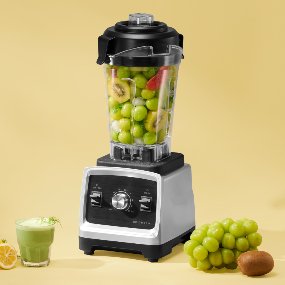브릭글로 믹서기 초고속 블렌더 대용량 대형 후드믹서 스무디 얼음 강력 타이탄 믹서기
