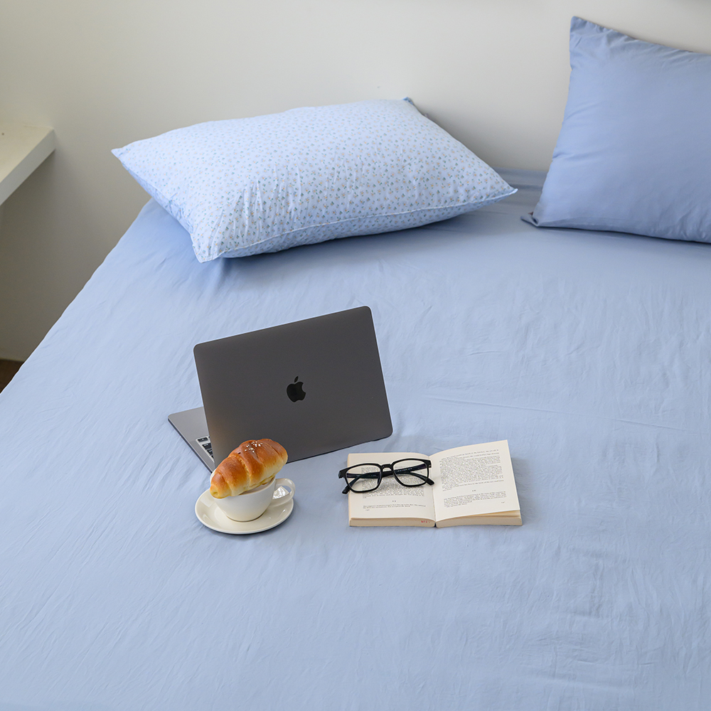 국산 침대 커버 호텔 홑겹 매트리스 매트 시트 민트, Q(퀸)