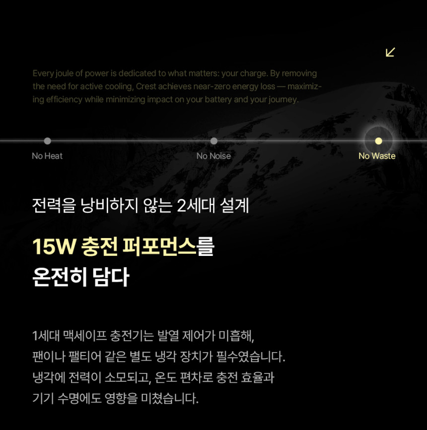 크레스트 QI2 맥세이프 차량용 고속 무선 충전 거치대 아이폰 안드로이드 가능 이미지 7