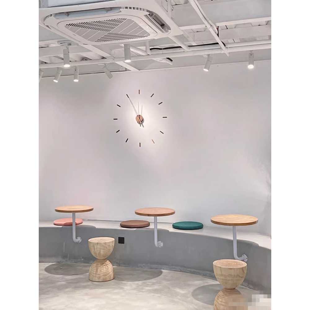 벽부착 테이블 상판 커피숍 벽고정 보조선반 업소용 블랙 35cm 이미지 7