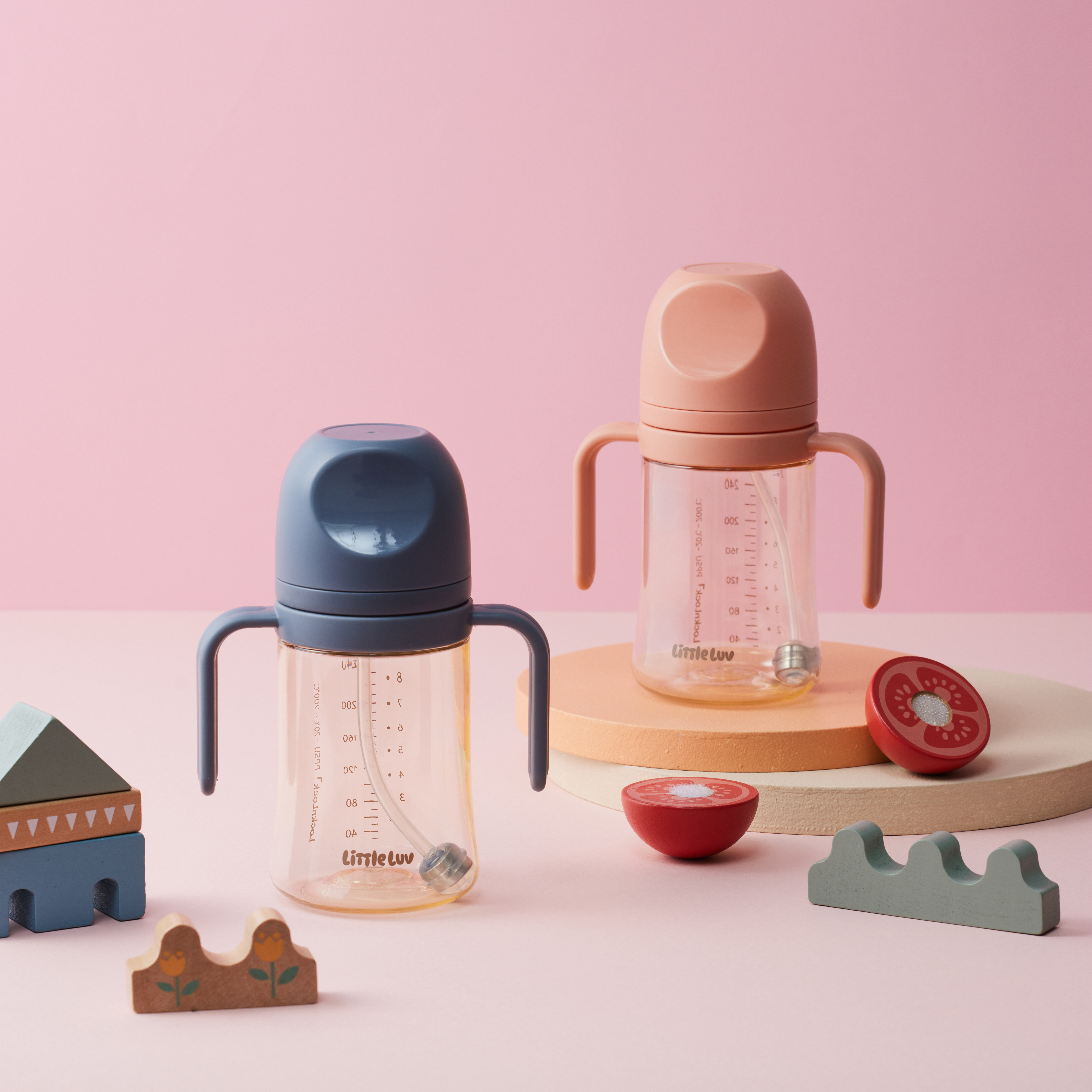 락앤락 리틀럽 퍼스트 PPSU 양손 빨대컵 350ml (HAP915)