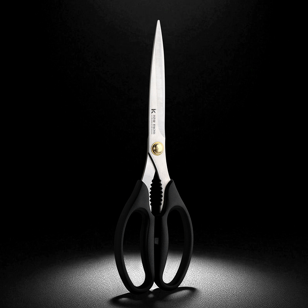 키친왕 업소용 주방가위 KW-S02 식당 김치 고기집 고기 삼겹살 가위 25.5cm, 10개 - 상세 이미지 2