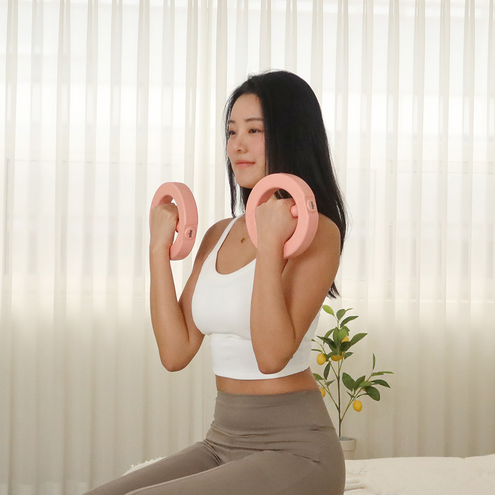 다이어트학교 써클아령 1kg 미용아령 여자아령 팔운동 홈트레이닝 - 상품 이미지
