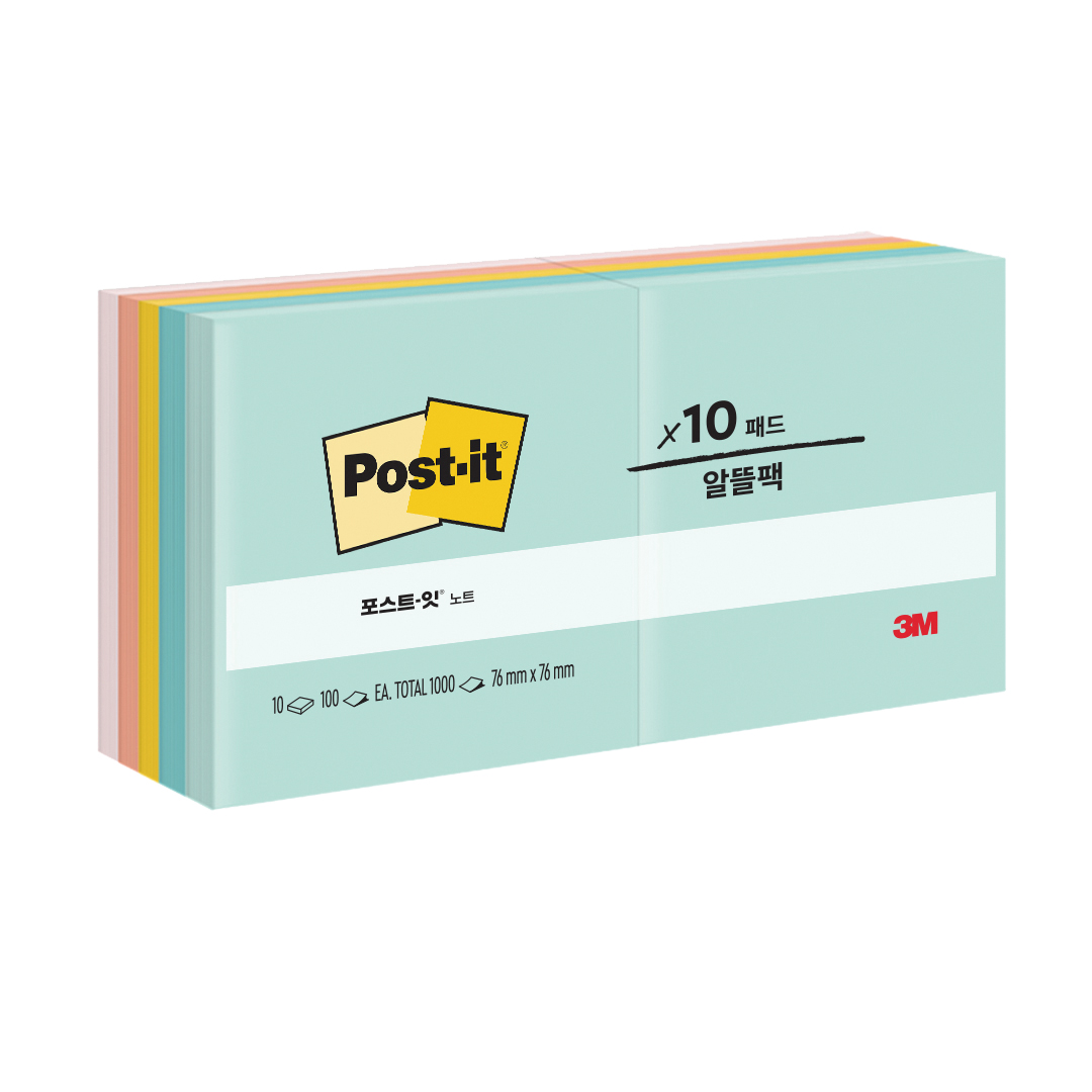 3M 포스트잇 노트 654-10 - 상품 이미지