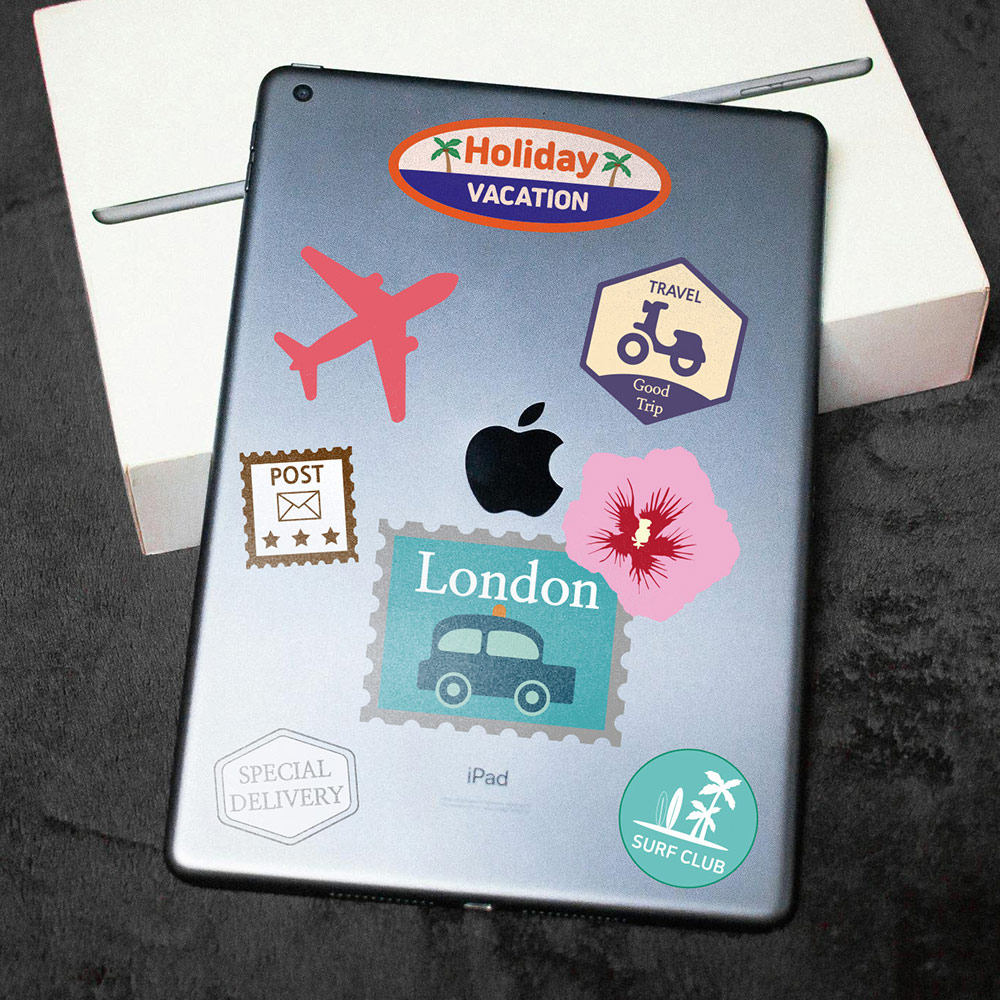 노트북 캐리어 텀블러 꾸미기 리무버블 스티커 PVC 방수 - 상세 이미지 5