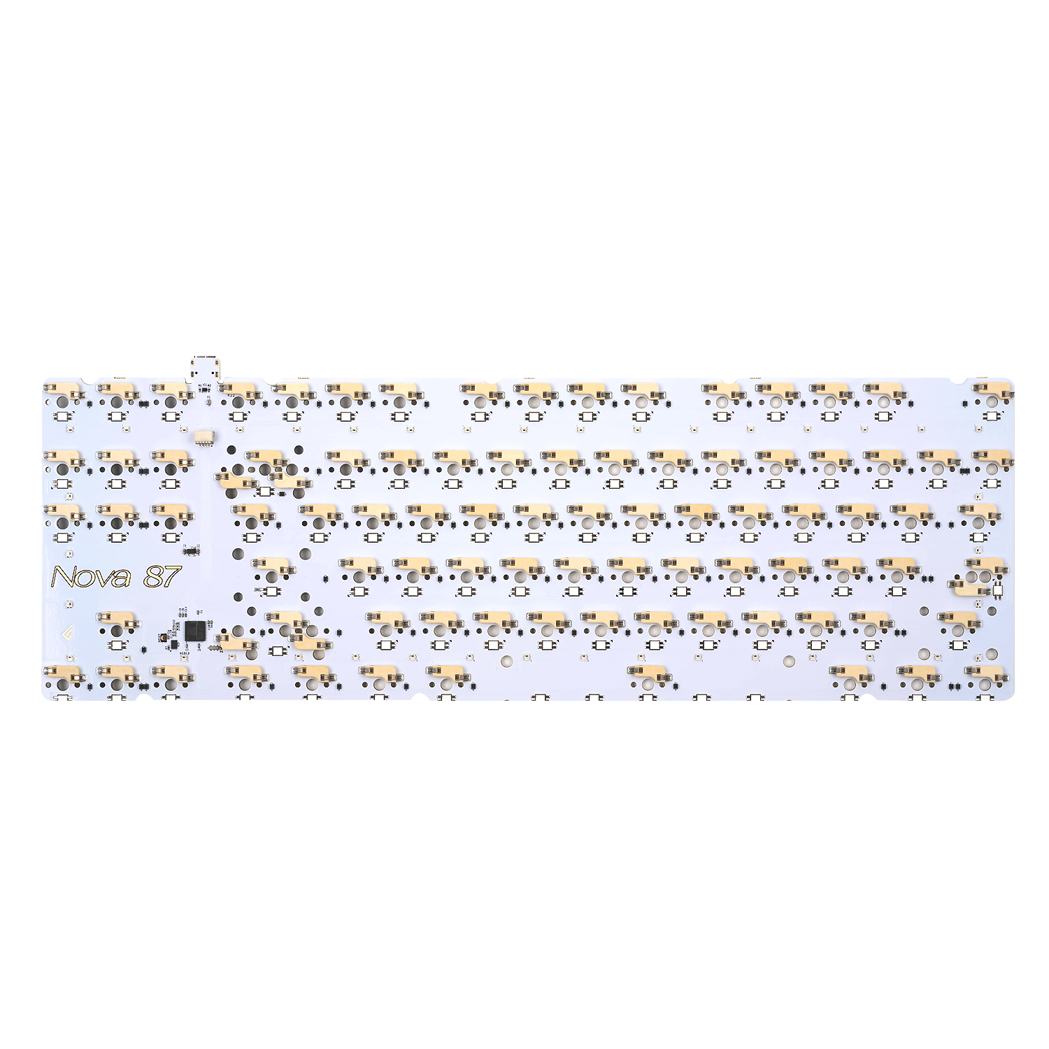 Nova 핫스왑 PCB RGB FR-4 화이트 1.6mm - 상세 이미지 2