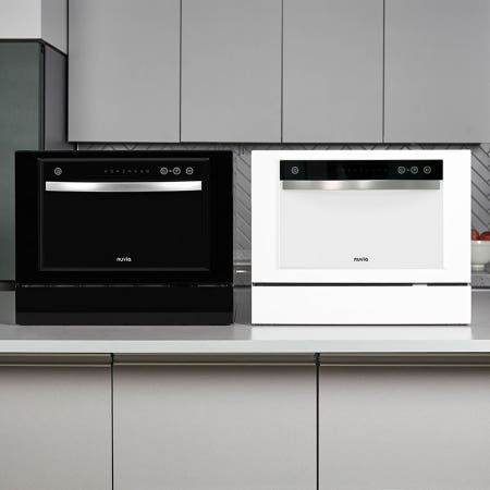 누비아 식기세척기 NDW-NI6B 6인용 무설치 무타공 자동문열림 UV 소형 미니 원룸