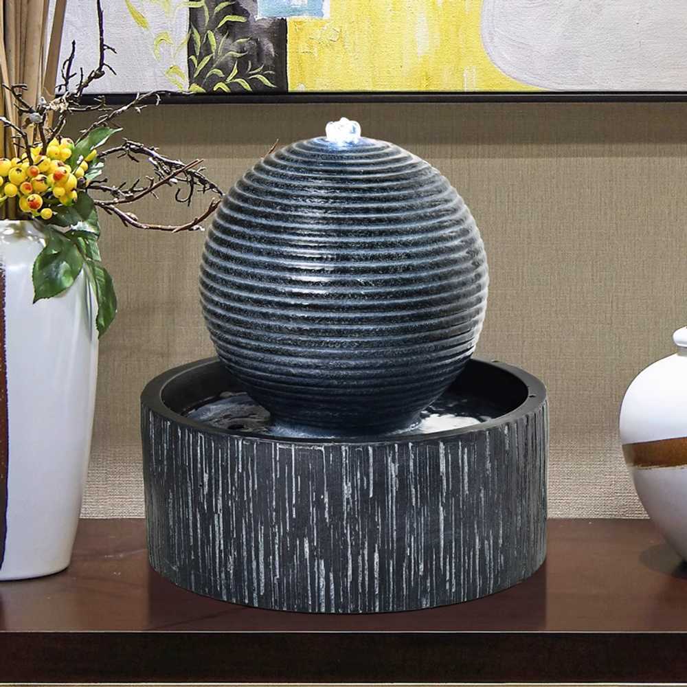 실내 분수 사무실 로비 인테리어 물장식 수경 장비 25x25x25cm - 상품 이미지