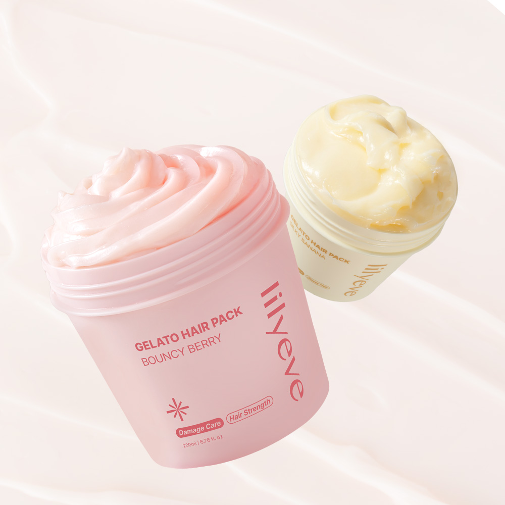 릴리이브 리페어턴 젤라또 헤어팩 200ml 1개 고농축 단백질 손상모 물미역 트리트먼트