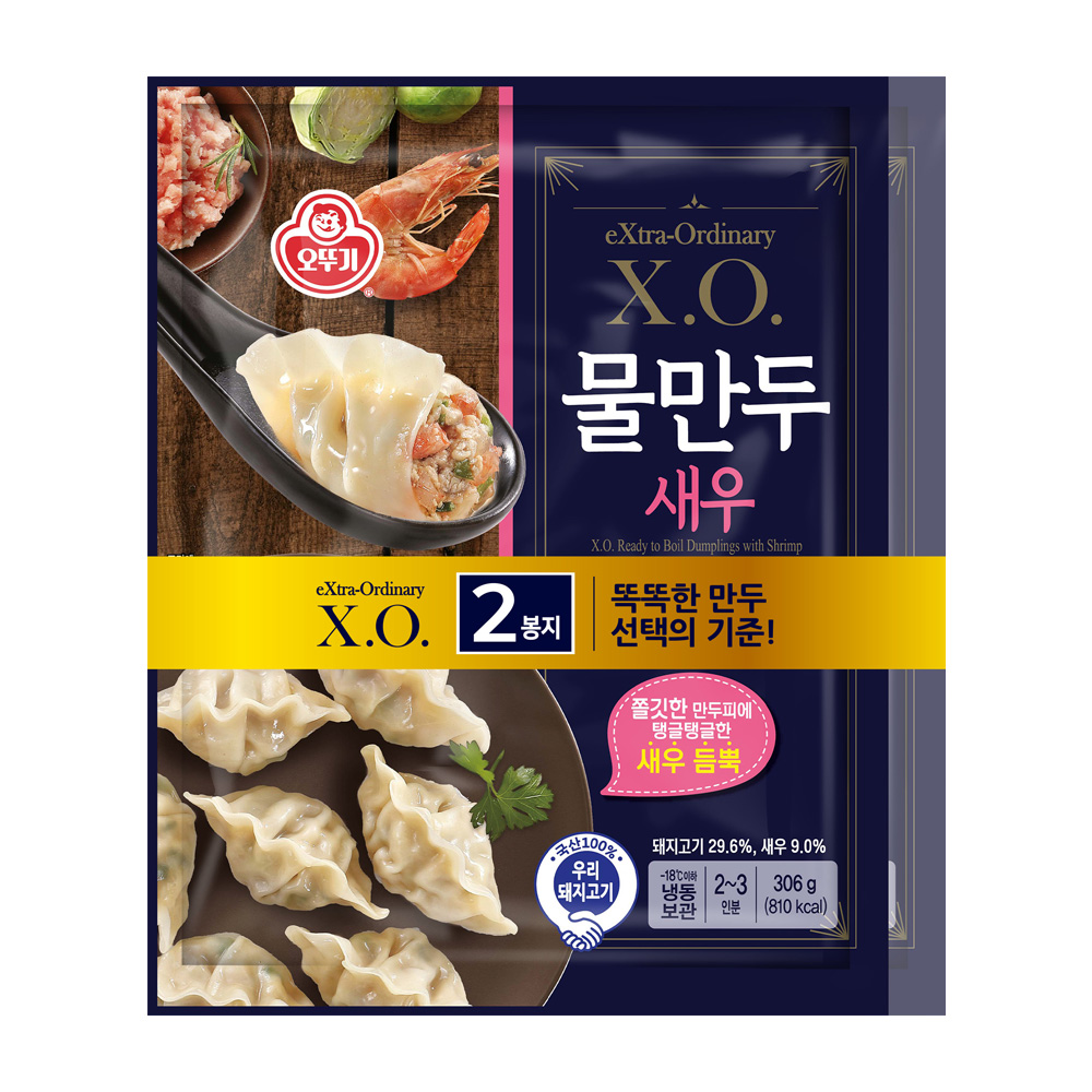오뚜기 XO 물만두새우, 306g, 2개 - 상품 이미지