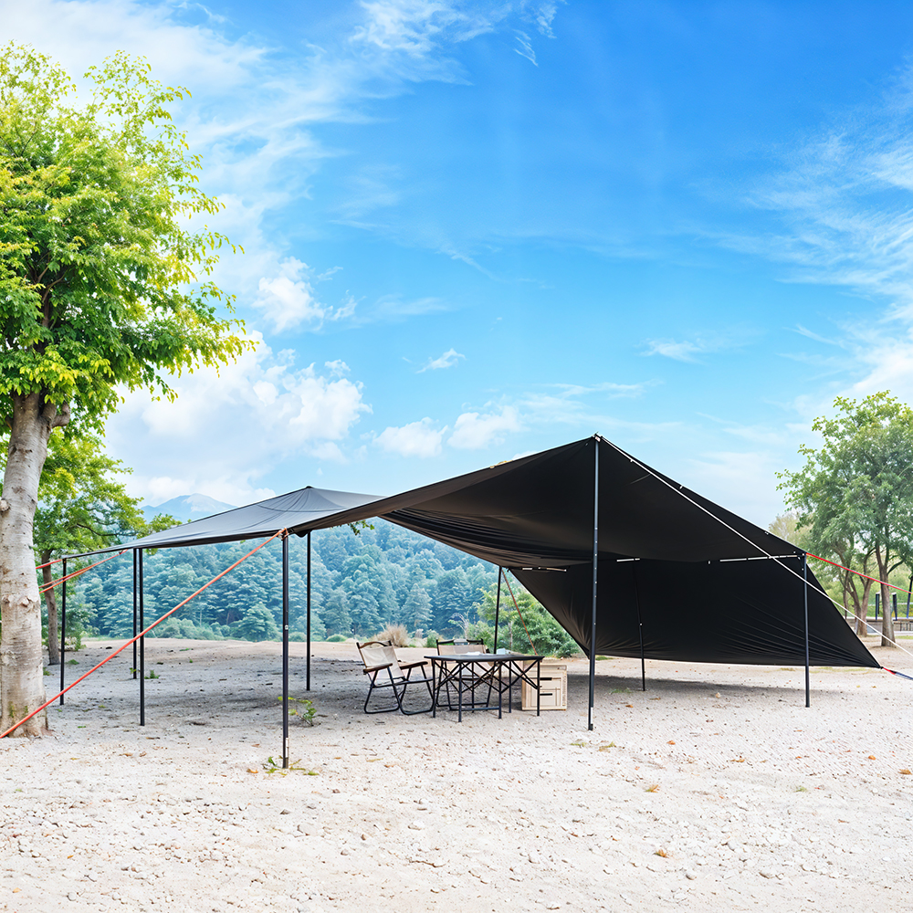 로티캠프 타프 렉타 캠핑 블랙코팅 그늘막 BTM-550 특대형, 탄