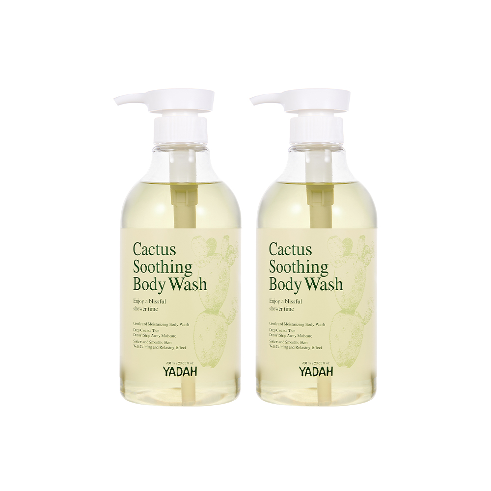 야다 선인장 수딩 바디워시 700ml 듀오