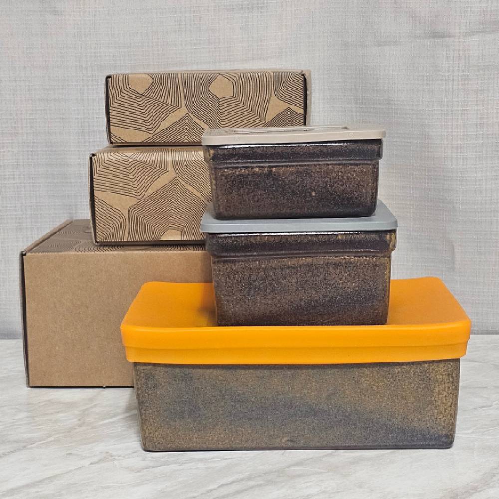 (3종셋트)전통 항아리 발효 보관용기 당아리 옹기 김치 반찬통 소형,중형,종지형