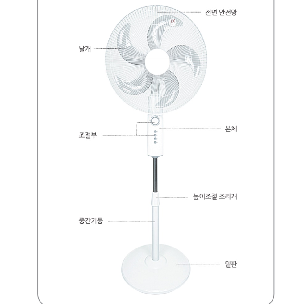 키큰 업소용 선풍기 선풍기 영업용 선풍기 작업장 공업용 스탠드 선풍기 - 상세 이미지 4