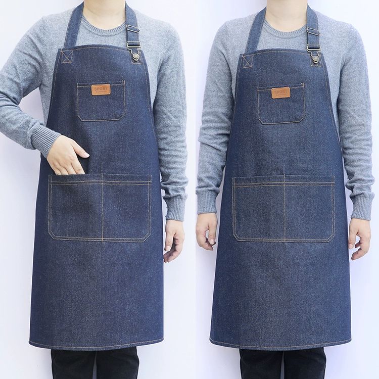 예초기앞치마 목공 방수 캔버스 공방 예초기 두꺼운 원예 청바지 앞치마 3포켓 80cm 2개 - 상품 이미지