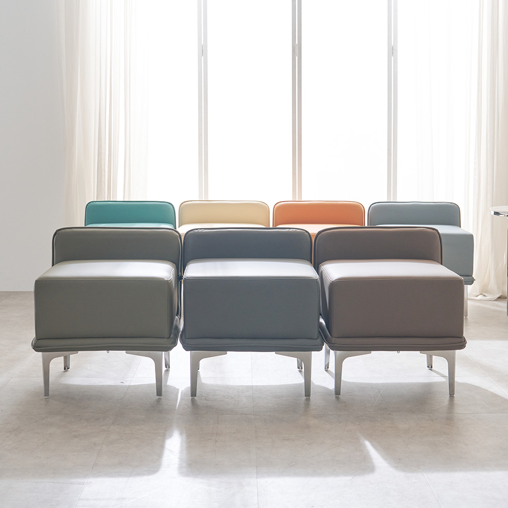 에스페라 대기실 약국 휴게실 로비 병원 대기 의자 3인용 아이보리