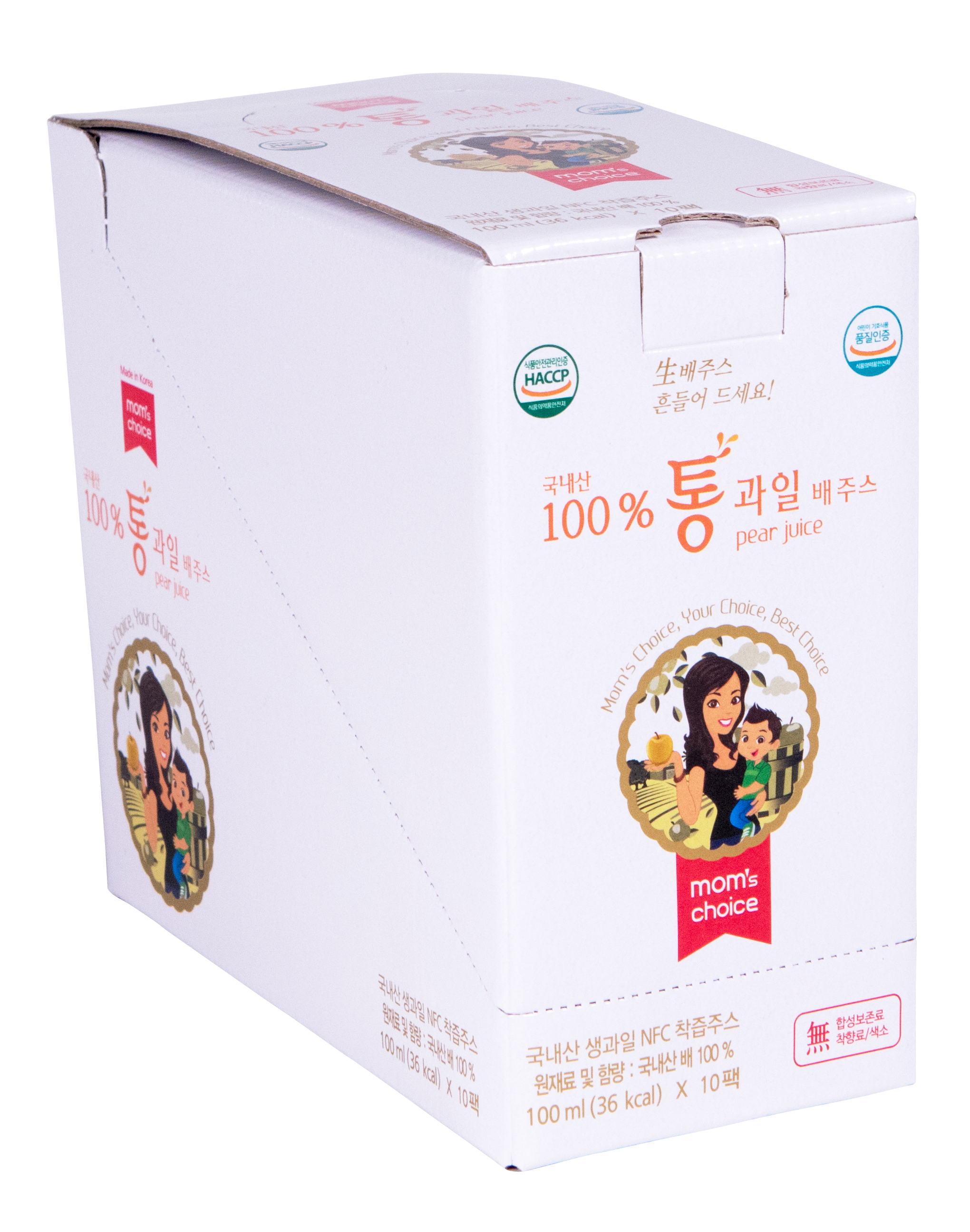 맘스초이스 어린이 배주스 100mlx40팩(10팩x4박스) - 상세 이미지 3