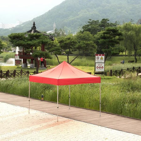 프리미엄 캐노피 천막 3X3 스테인리스 골조 지붕 그늘막 품질 방수 텐트 야외 캠핑
