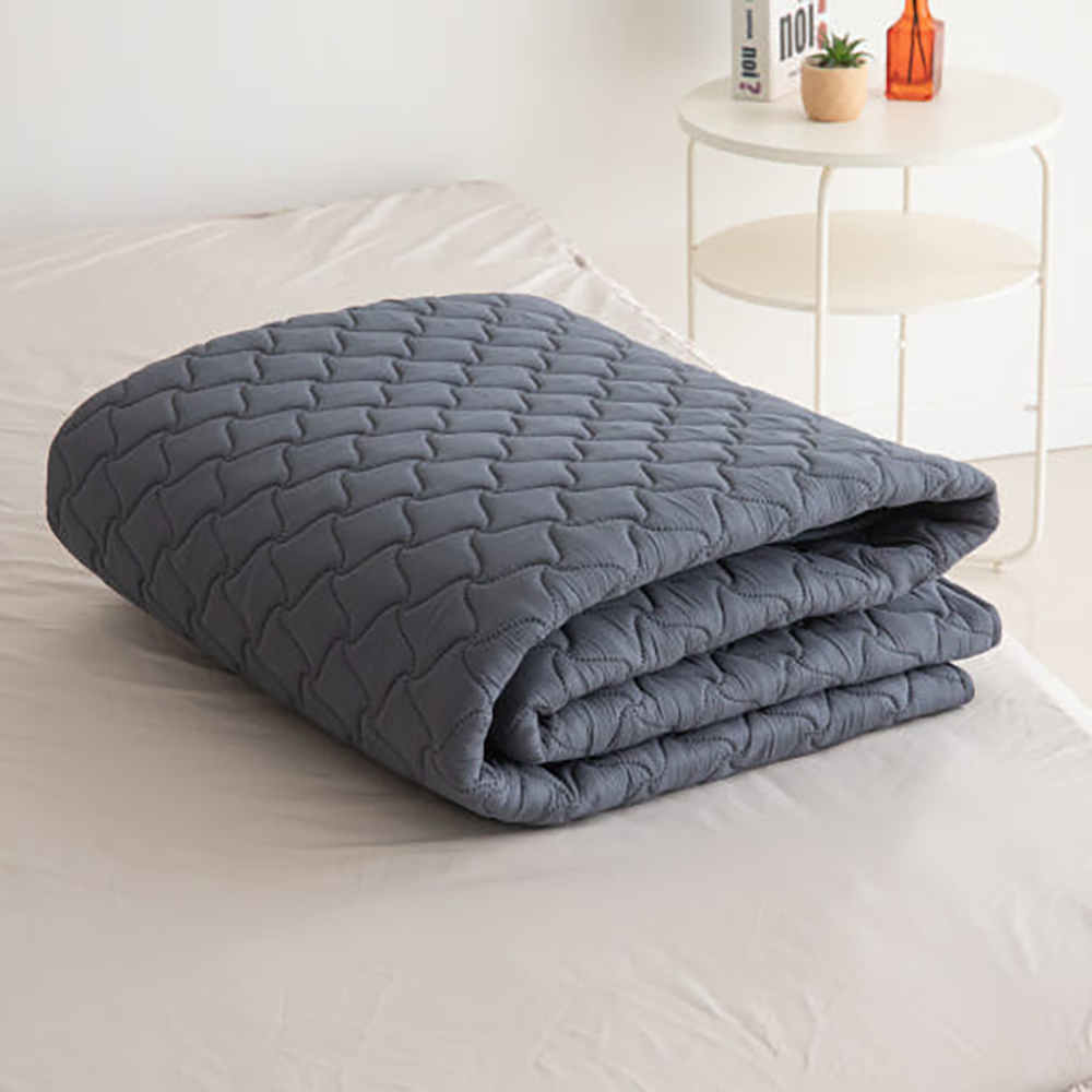 한일의료기 카본 탄소매트 전기 온열매트 워셔블 침대용 전기장판 1인용 싱글 바람개비