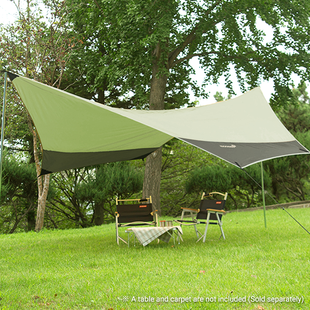 아이두젠 헥사타프 캠핑 그늘막타프 올리브그린