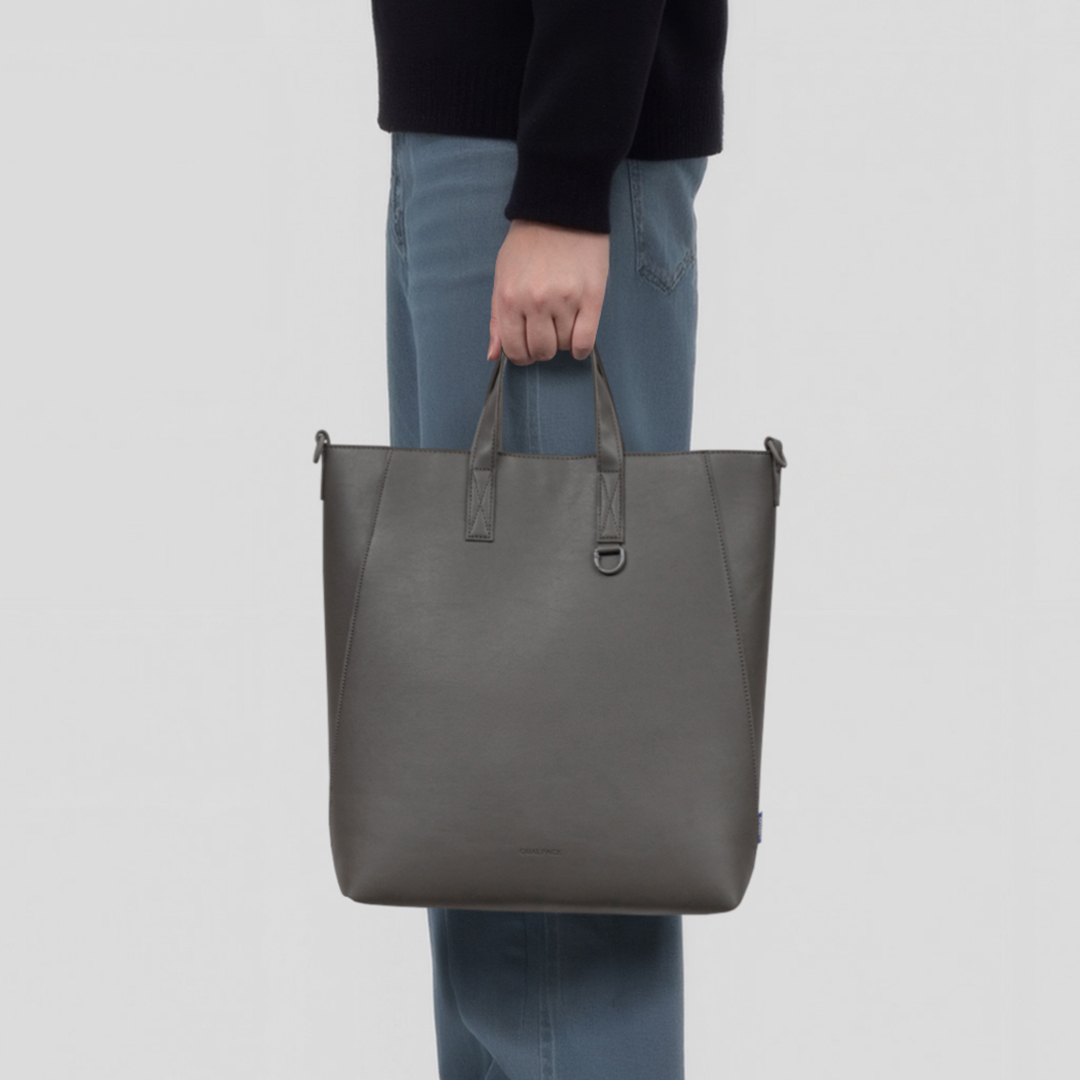 퀄팩 에센셜 레더 토트백 302 / 크로스백