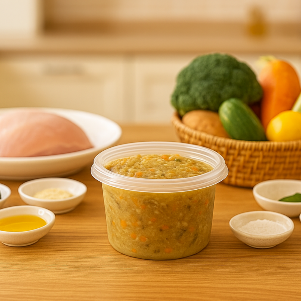 강아지 수제 간식 칠면조 편한멍한끼 자연식 화식 습식 노견 츄르 고구마 100g - 상세 이미지 5