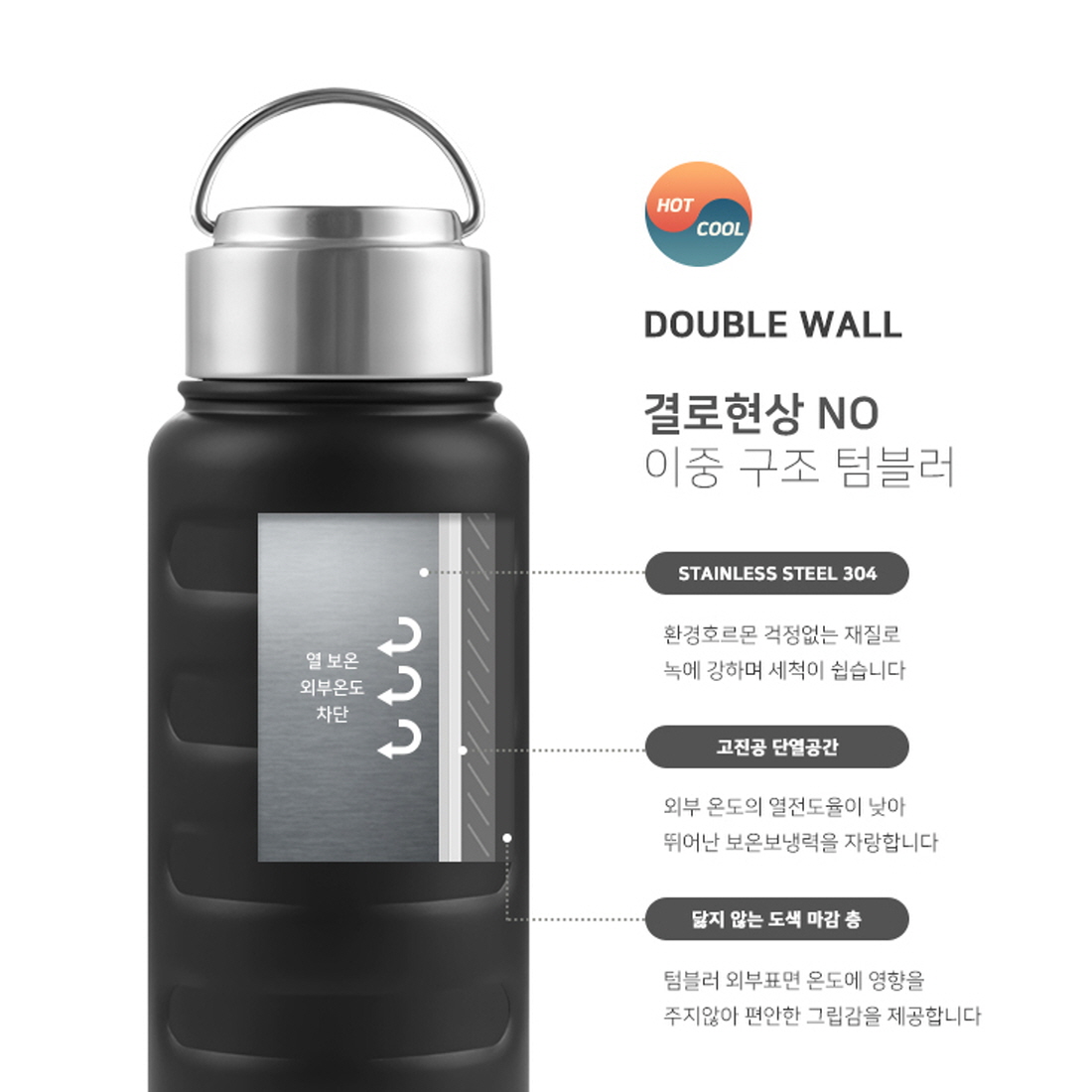 타이소텀블러 완전밀폐 TYESO 미니 운동 산책 텀블러 가벼운 톨 리유저블컵 360ml - 상세 이미지 5