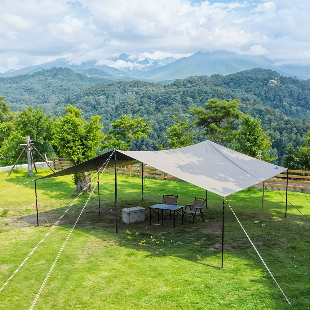 로티캠프 타프 렉타 캠핑 블랙코팅 그늘막 BTM-550 특대형, 탄